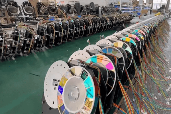 Color wheels for Moving Beam lights